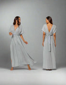 Helene Dress: sleeveless white midi dress with square neckline and straight hem