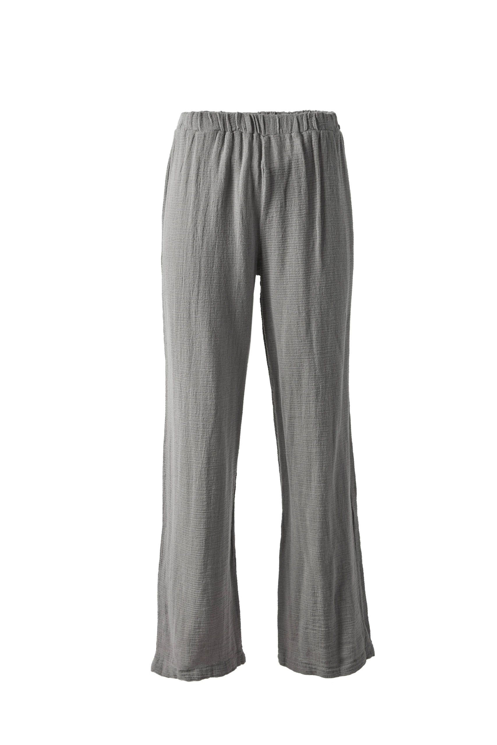 Boho Wide Leg Pants: dark grey, high waist, wide leg fit, full length, smooth hem