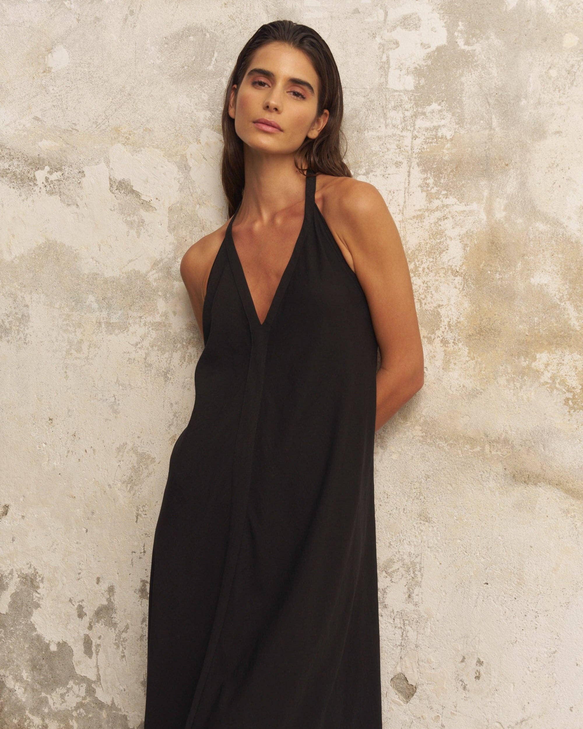 Zoe Maxi Dress: sleeveless, square neckline, fitted bodice, flowing A-line skirt, white