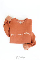 FOREVER CHASING SUNSETS Graphic Sweatshirt: relaxed fit, light beige, crew neckline, long sleeves, straight hem