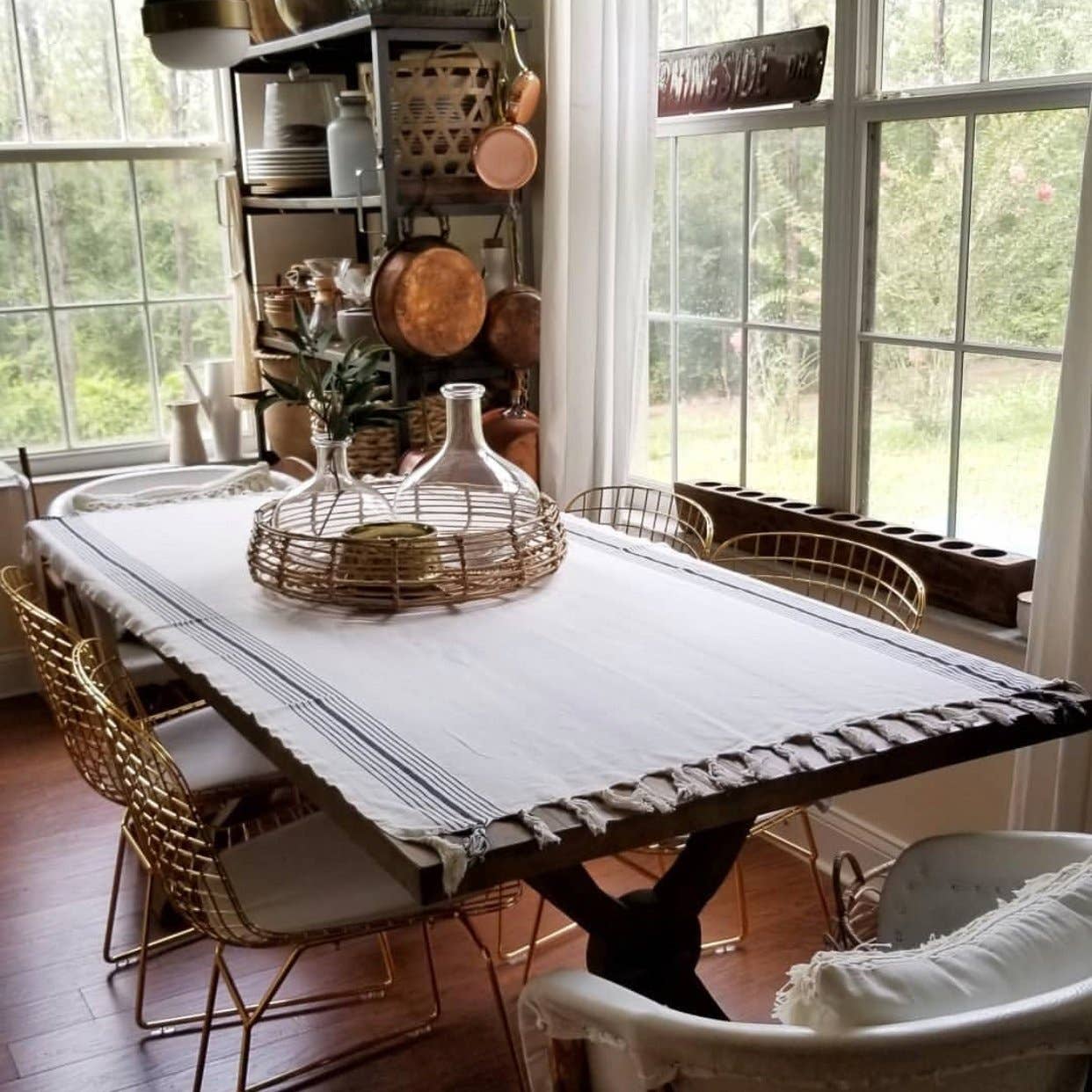 Zebrine 100% Cotton Turkish Hand and Bath Towel: rectangular ivory towel with black zebra stripe pattern, fringed edges